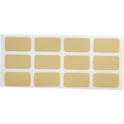 76 mm Core Matt Amber Polyimide Circuit Board Labels