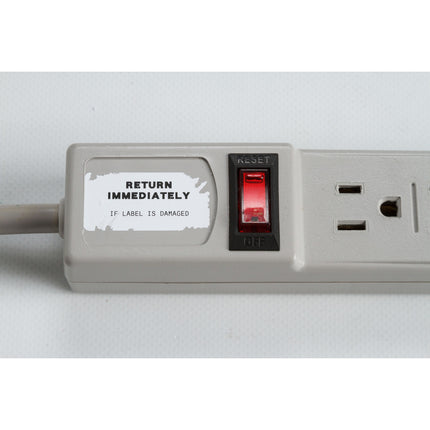 M710 Tamper Resistant Metallised Vinyl Labels