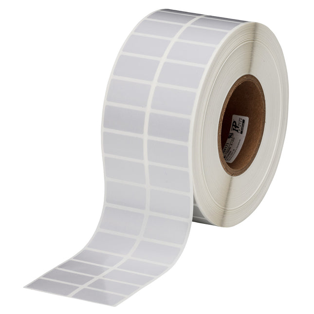 76 mm Core Satin Silver Polyester with Acrylic Adhesive Labels