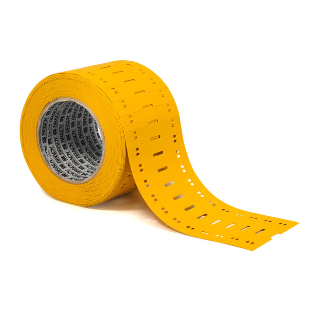 76 mm Core Polyolefin Cable Tags  in clever diecut format suitable for in and outdoor use