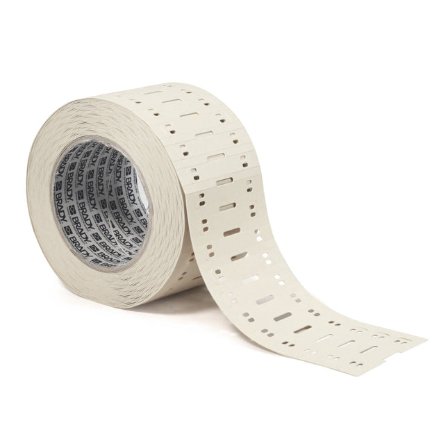 76 mm Core Polyolefin Cable Tags  in clever diecut format suitable for in and outdoor use