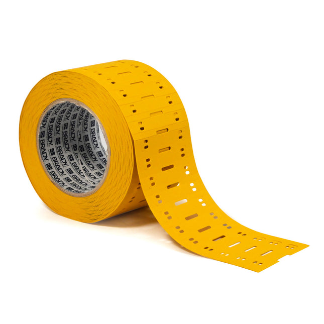 76 mm Core Polyolefin Cable Tags  in clever diecut format suitable for in and outdoor use