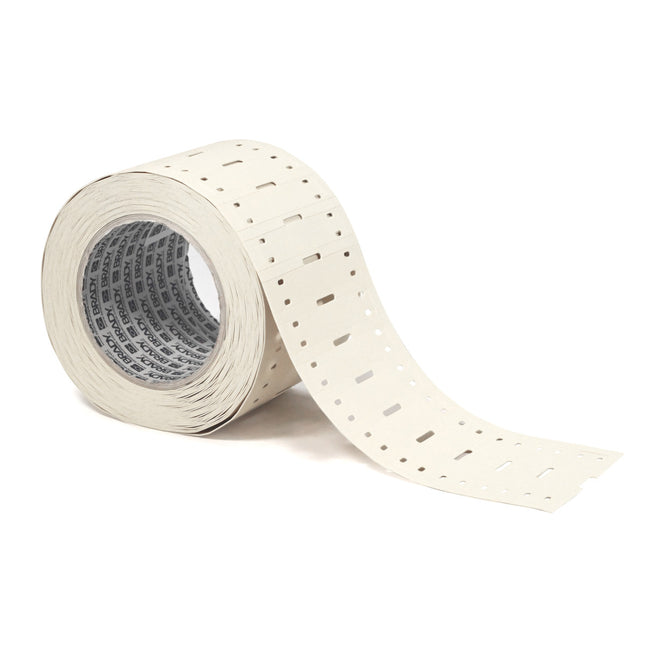 76 mm Core Polyolefin Cable Tags  in clever diecut format suitable for in and outdoor use