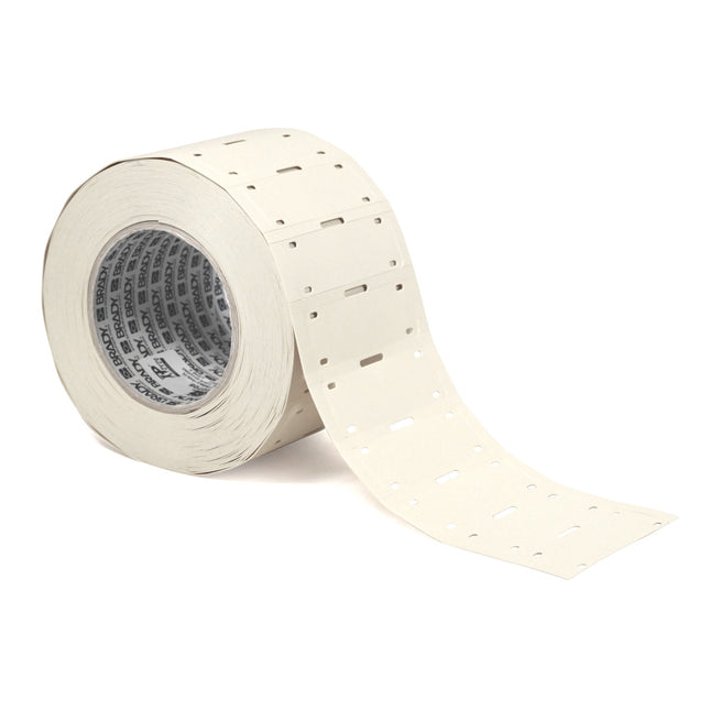 76 mm Core Polyolefin Cable Tags  in clever diecut format suitable for in and outdoor use