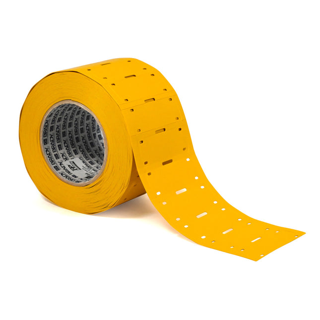 76 mm Core Polyolefin Cable Tags  in clever diecut format suitable for in and outdoor use
