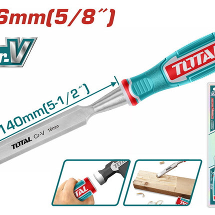 Wood chisel 16mm TOTAL THT41166