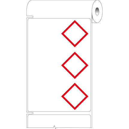 76 mm Core GHS CLP Labels