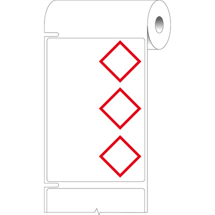 76 mm Core GHS CLP Labels