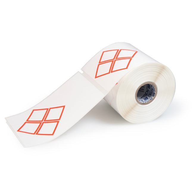 25 mm Small Core Preprinted GHS CLP labels