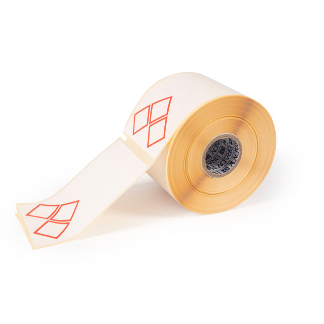 25 mm Small Core Preprinted GHS CLP labels