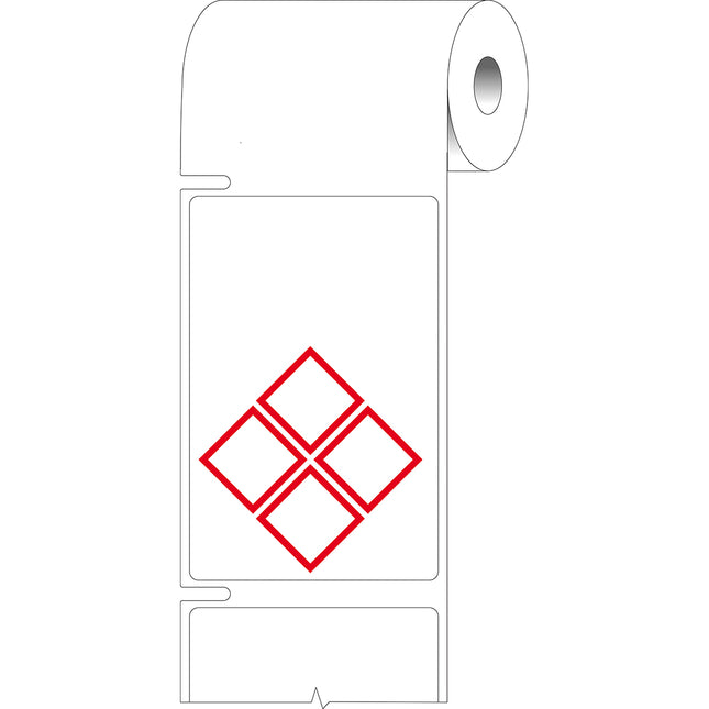 76 mm Core GHS CLP Labels