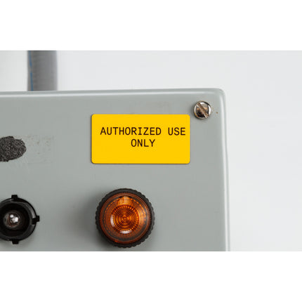 B30 Series Raised Profile Rectangular Labels