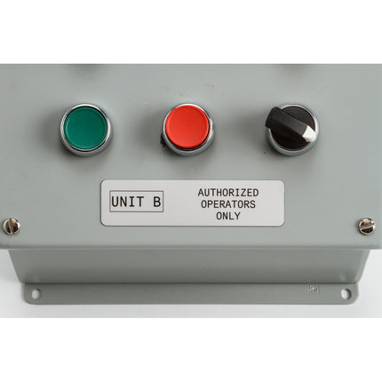 B30 Series Raised Profile Rectangular Labels