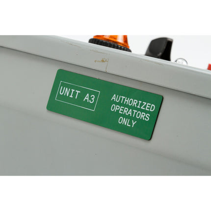 B30 Series Raised Profile Rectangular Labels