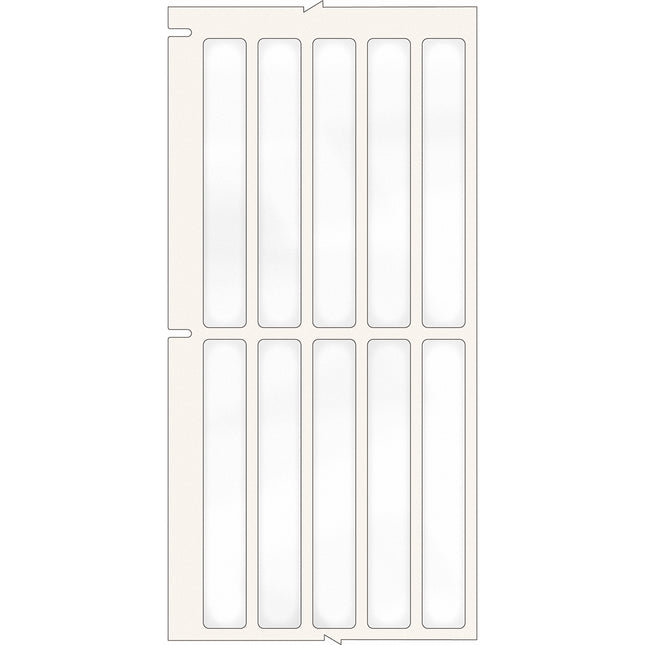 76 mm Core Clear Polyester Barcode Labels