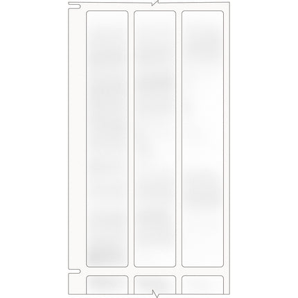 76 mm Core Clear Polyester Barcode Labels