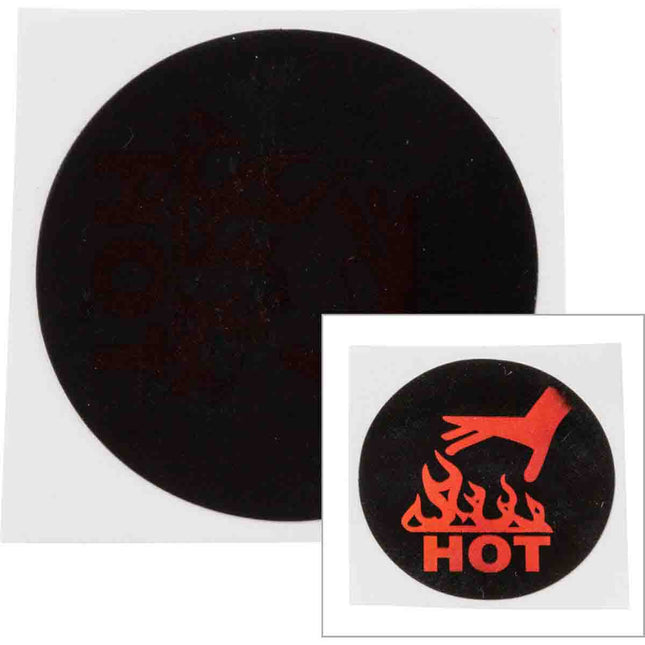 Hot Temperature Indicating Label