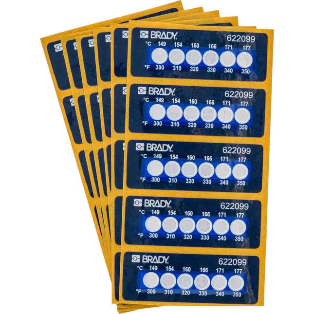 Temperature Indicating 6 Level Labels