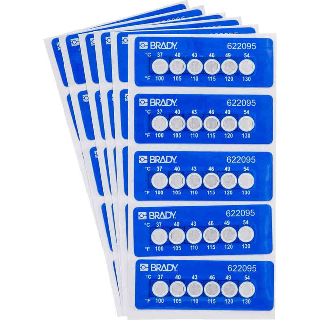 Temperature Indicating 6 Level Labels