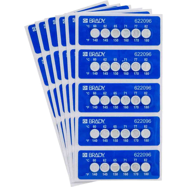 Temperature Indicating 6 Level Labels