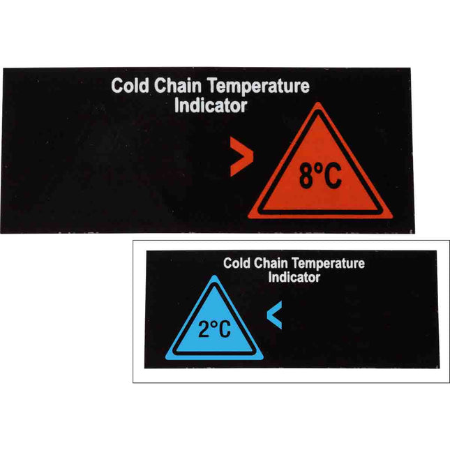 Cold Chain Temperature Indicating Labels