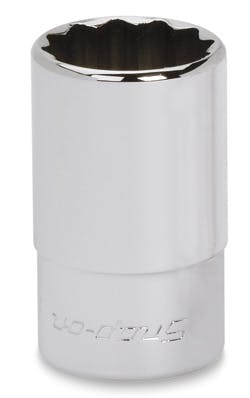 Snap-On 1/4" Drive 12-Point SAE 5/8" SAE Flank Drive® Semi-Deep Socket | TMDS20