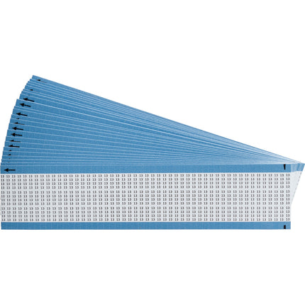 Numerical Minature Legend Vinyl Film Wire Marking Cards