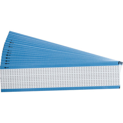 Numerical Minature Legend Vinyl Film Wire Marking Cards