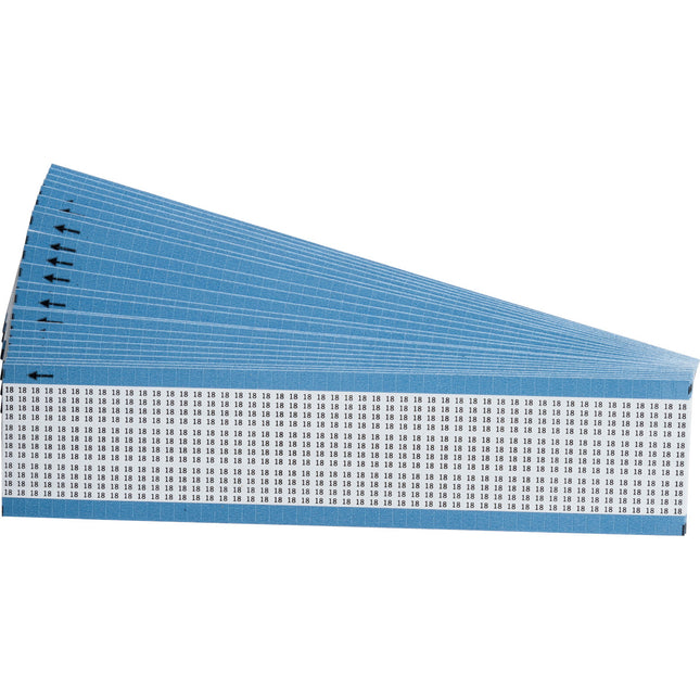 Numerical Minature Legend Vinyl Film Wire Marking Cards