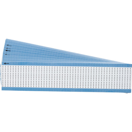 Numerical Minature Legend Vinyl Film Wire Marking Cards
