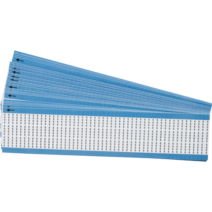 Numerical Minature Legend Vinyl Film Wire Marking Cards