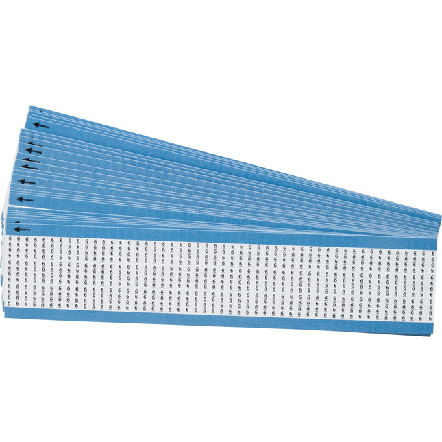 Numerical Minature Legend Vinyl Film Wire Marking Cards