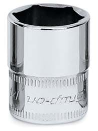 Snap-on 1/4" Drive 6-Point Metric 16 mm Flank Drive® Shallow Socket | TMM16