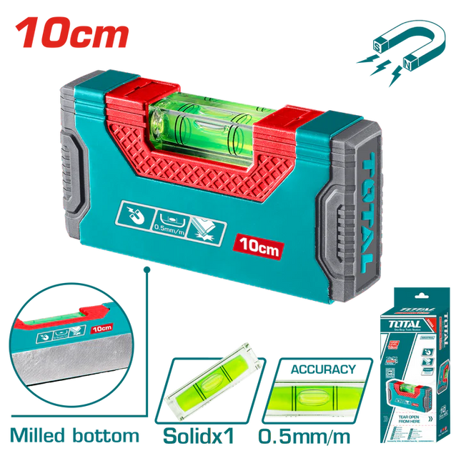 Hand Level 10cm TMT205101 Magnetic Shockproof