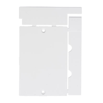 Type 1 white control panel plate