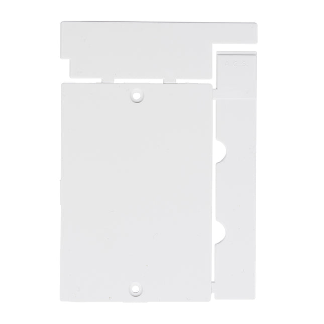 Type 1 white control panel plate