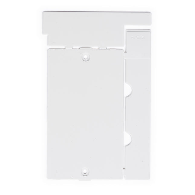 Type 2 white control panel plate