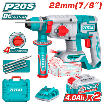Total Tools Hilti 20V Brushless Rotary Hammer Drill 22mm