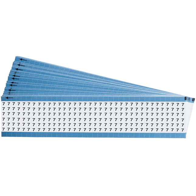 Numerical Legend Vinyl Film Wire Marking Cards