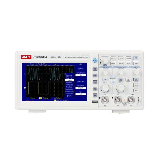 UNI T Digital Oscilloscope 50MHz | UTD2052CEX+