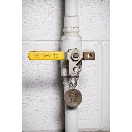 Stamped Brass Valve Tags No Text