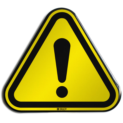ISO Safety Sign  General Warning Sign