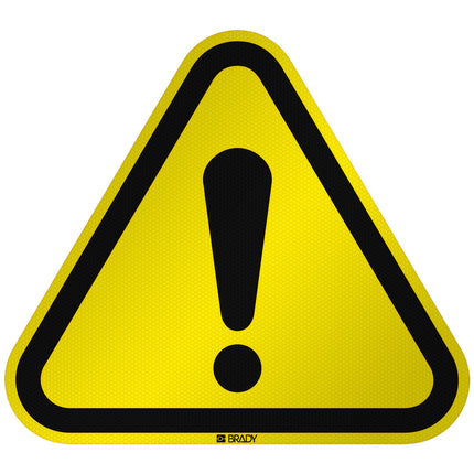 ISO Safety Sign  General Warning sign