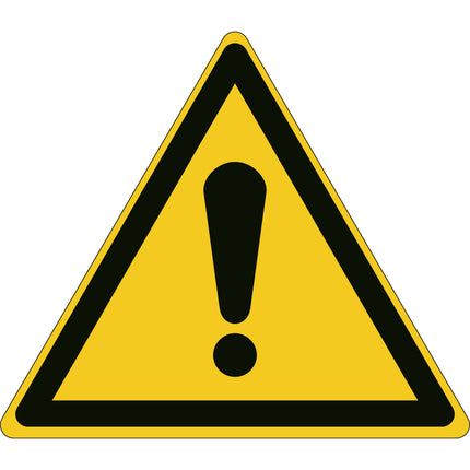 ISO Safety Sign  General Warning Sign