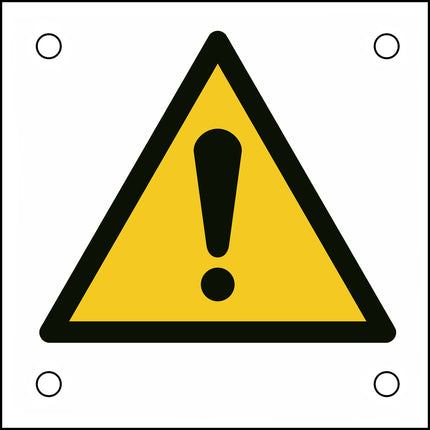 ISO Safety Sign  General Warning Sign