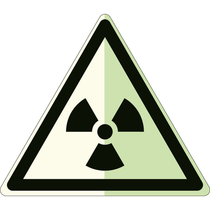 Glowinthedark safety sign