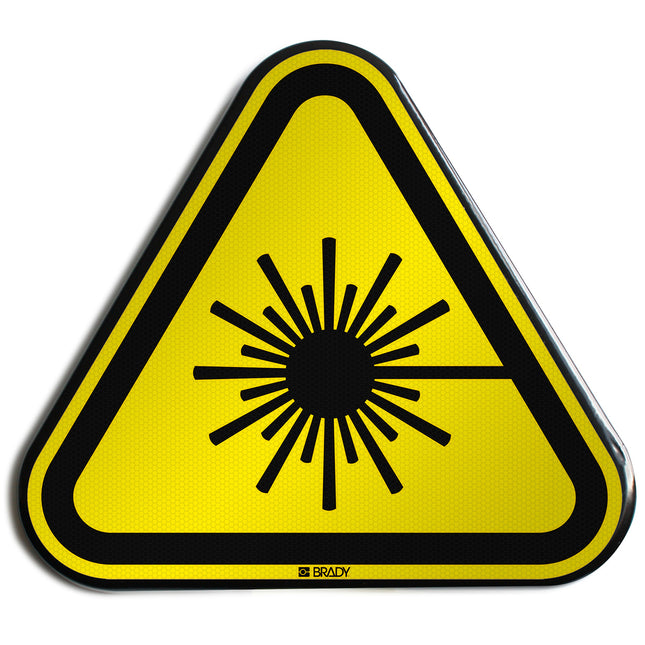 ISO Safety Sign  Warning Laser beam