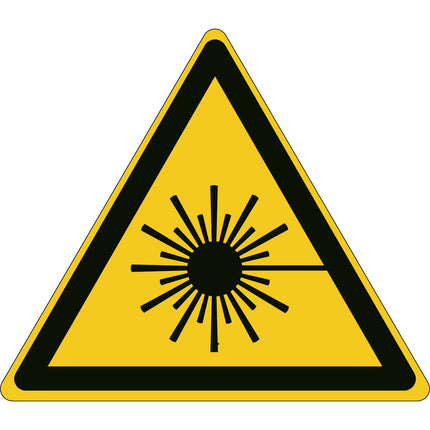 ISO Safety Sign  Warning Laser beam