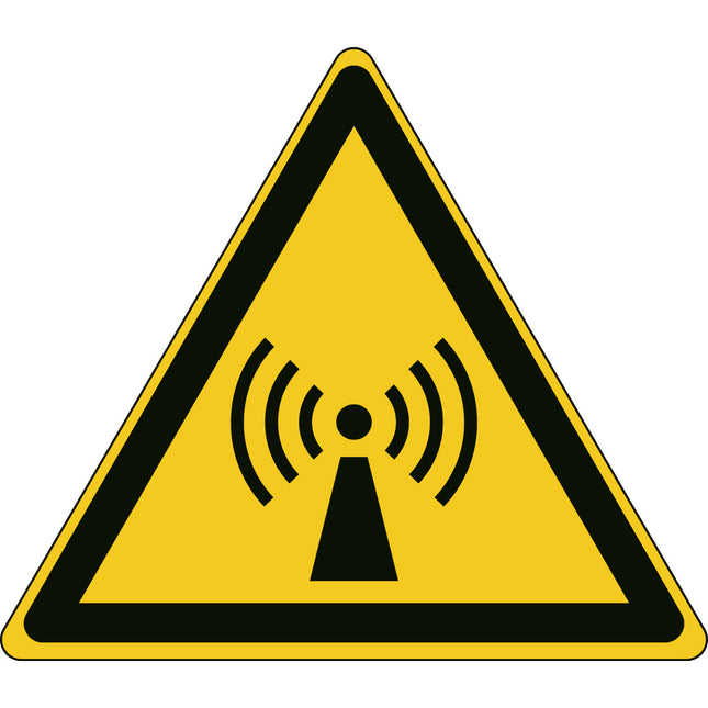 ISO Safety Sign  Warning Nonionizing radiation