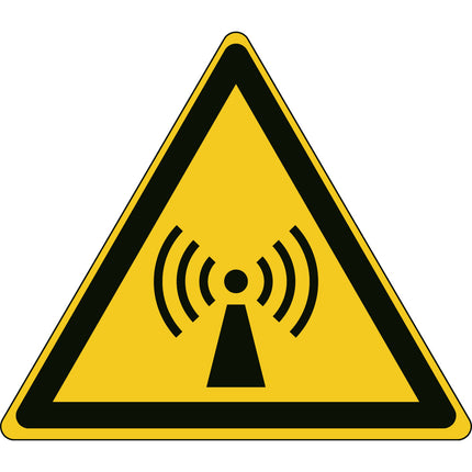 ISO Safety Sign  Warning Nonionizing radiation